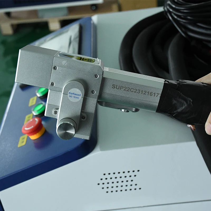Industrial Laser Removal Machine - Cabeça de Limpeza a Laser Portátil
