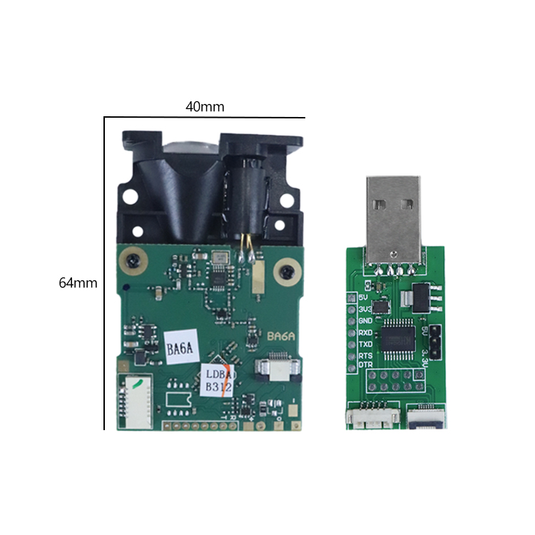 Industrial Laser Measuring Device - Sensor Óptico 20HZ com Chip Medidor