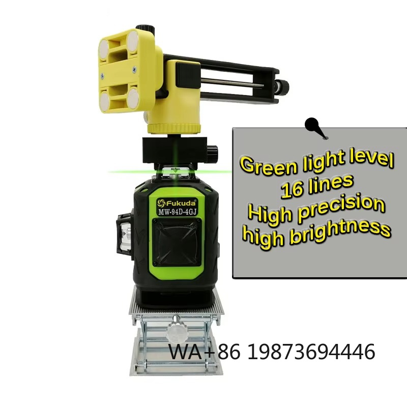 Industrial Laser Measuring Device - Nível a Laser Industrial Verde 4D