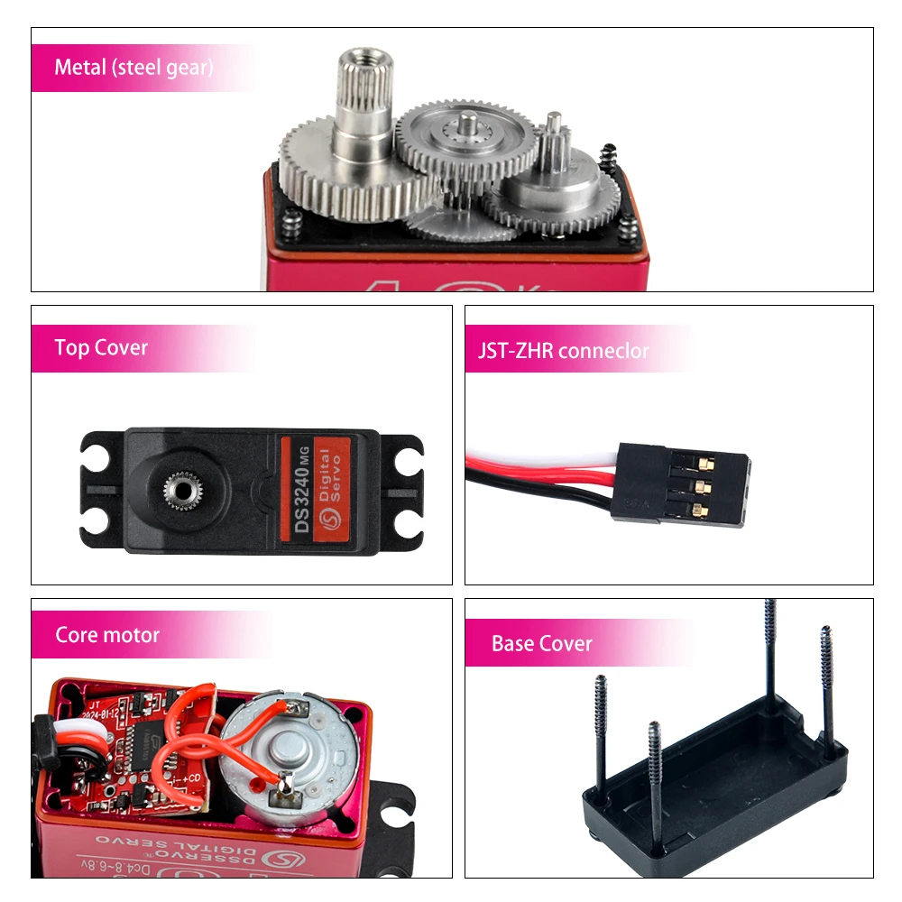 40kg dservo ds3240 grande torq - Servo Motor Cnc avaliação e preço