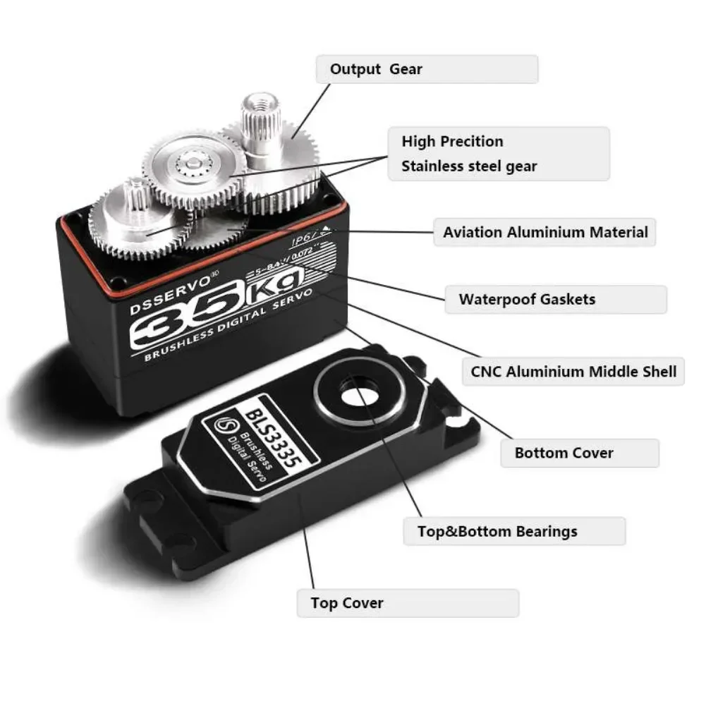 35kg bls3335 servo motor digit - Servo Motor Cnc avaliação e preço