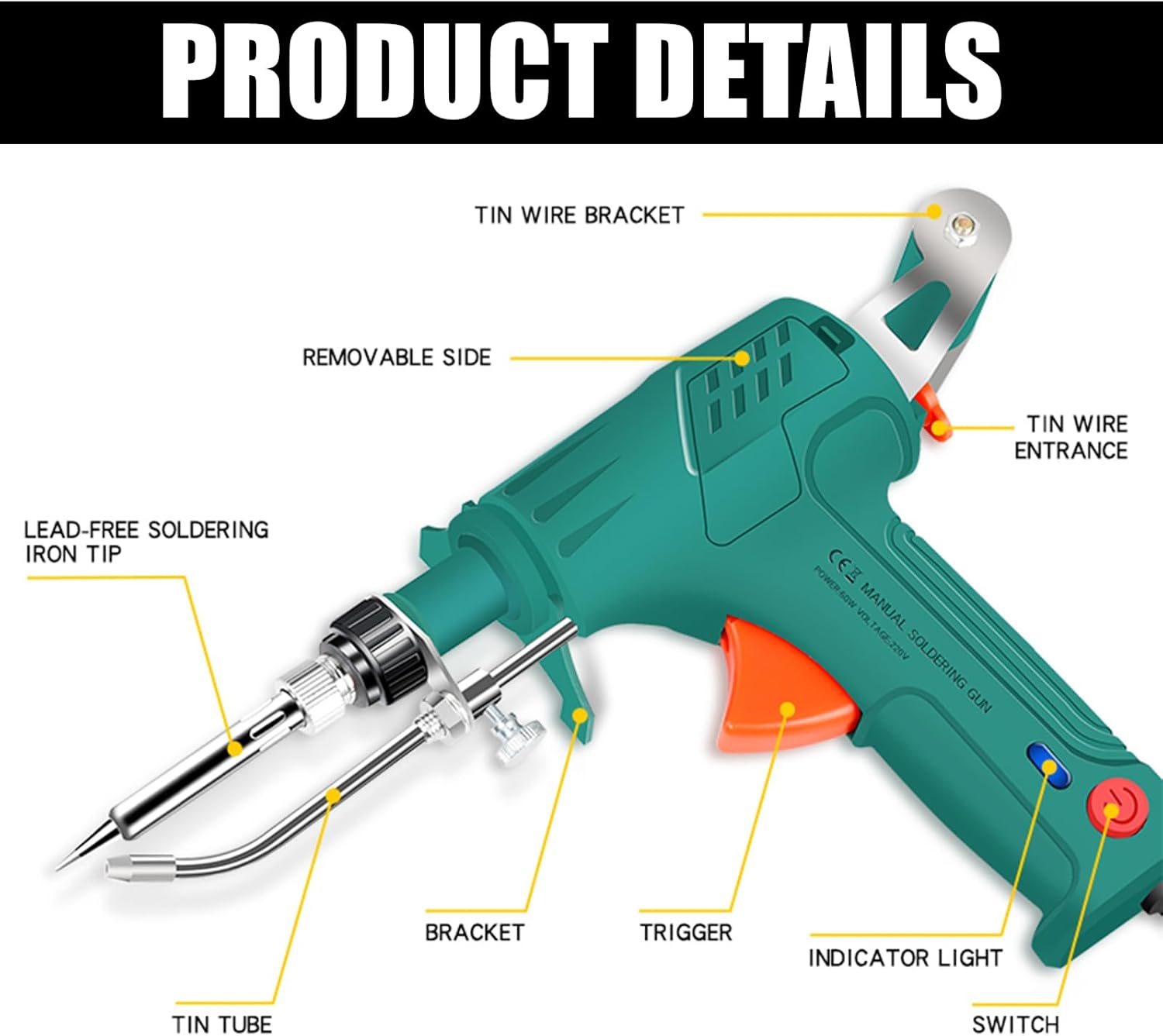 Ferro de Solda Elétrico 60W 11 - Industrial Laser Welding Tool avaliação e preço
